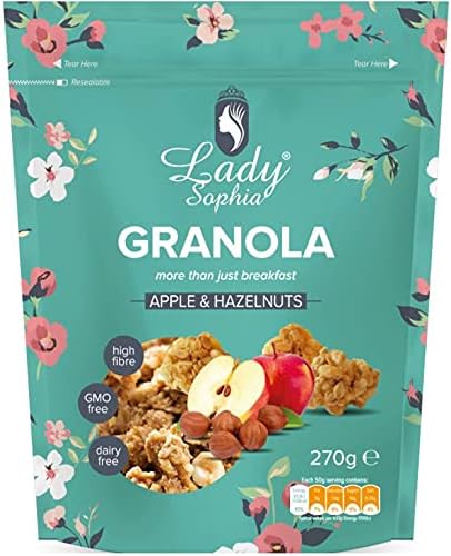 Lady Sophia Granola with Apple and Hazelnut 270g - Out of Date